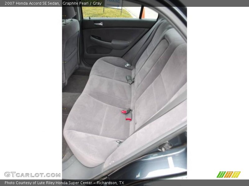 Graphite Pearl / Gray 2007 Honda Accord SE Sedan