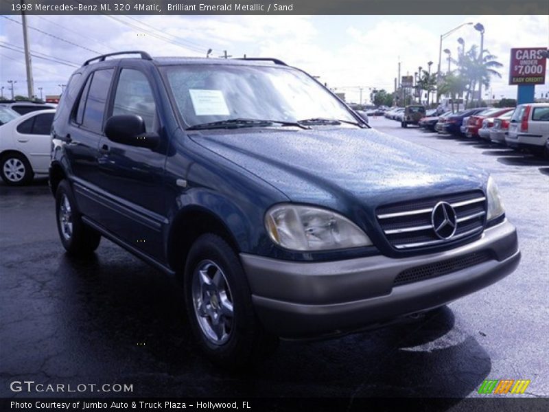 Brilliant Emerald Metallic / Sand 1998 Mercedes-Benz ML 320 4Matic