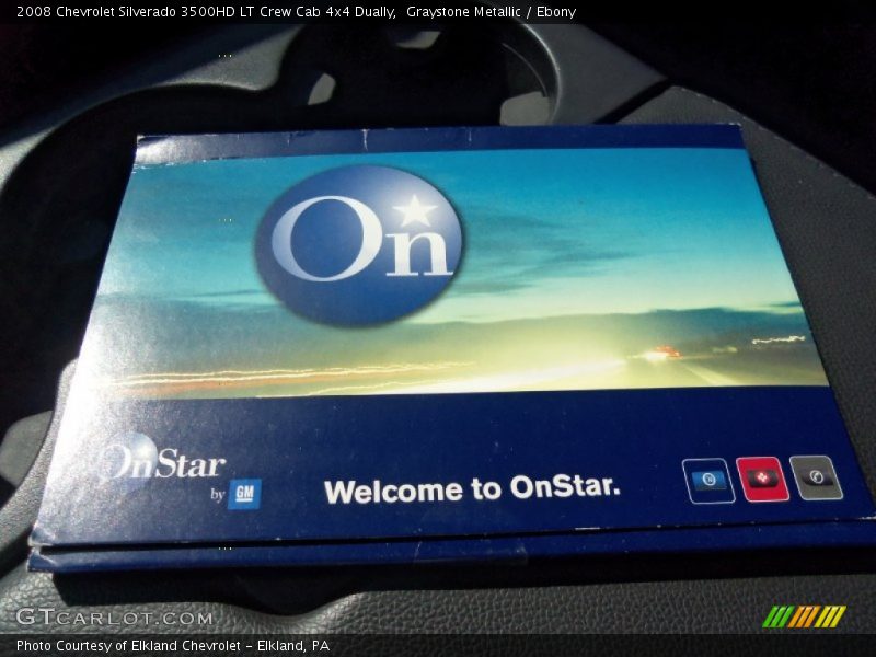 Graystone Metallic / Ebony 2008 Chevrolet Silverado 3500HD LT Crew Cab 4x4 Dually