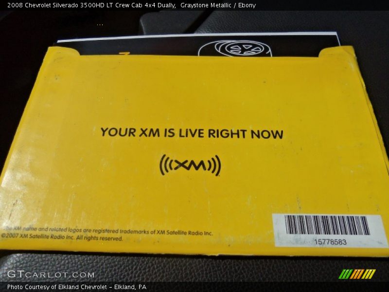 Graystone Metallic / Ebony 2008 Chevrolet Silverado 3500HD LT Crew Cab 4x4 Dually