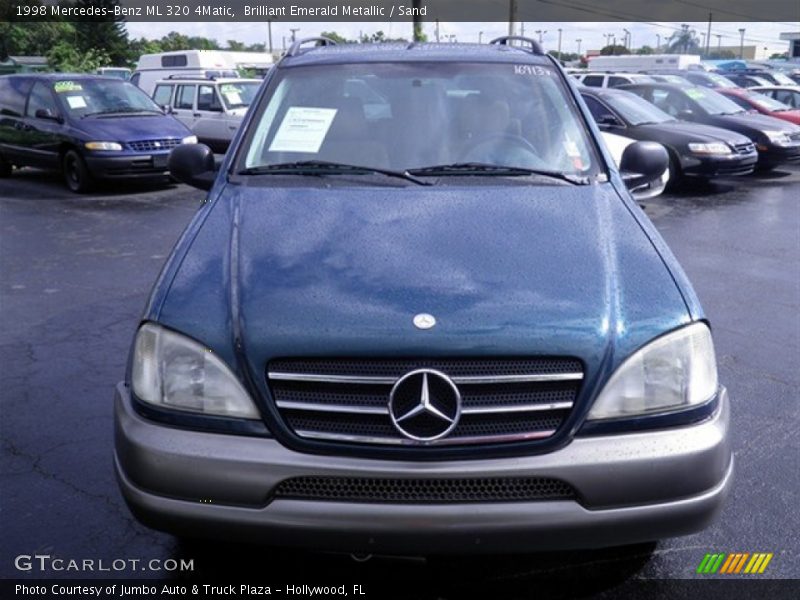 Brilliant Emerald Metallic / Sand 1998 Mercedes-Benz ML 320 4Matic