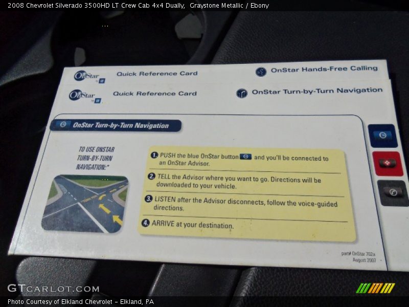 Graystone Metallic / Ebony 2008 Chevrolet Silverado 3500HD LT Crew Cab 4x4 Dually