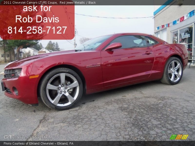Red Jewel Metallic / Black 2011 Chevrolet Camaro LT/RS Coupe