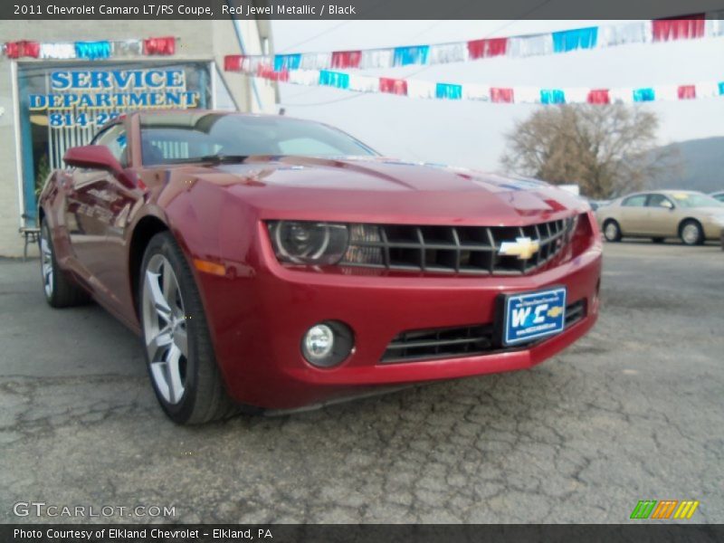 Red Jewel Metallic / Black 2011 Chevrolet Camaro LT/RS Coupe