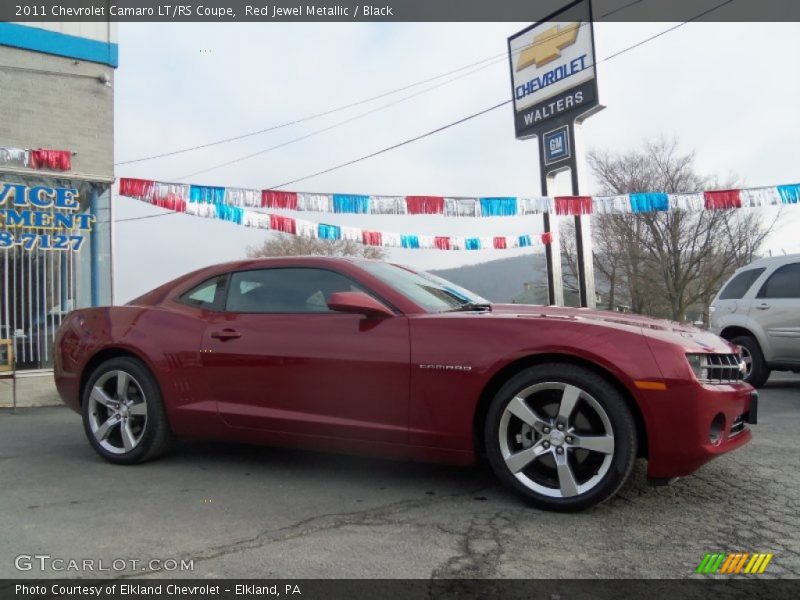 Red Jewel Metallic / Black 2011 Chevrolet Camaro LT/RS Coupe