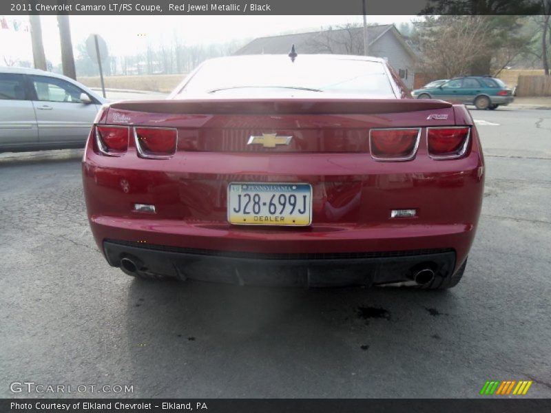 Red Jewel Metallic / Black 2011 Chevrolet Camaro LT/RS Coupe