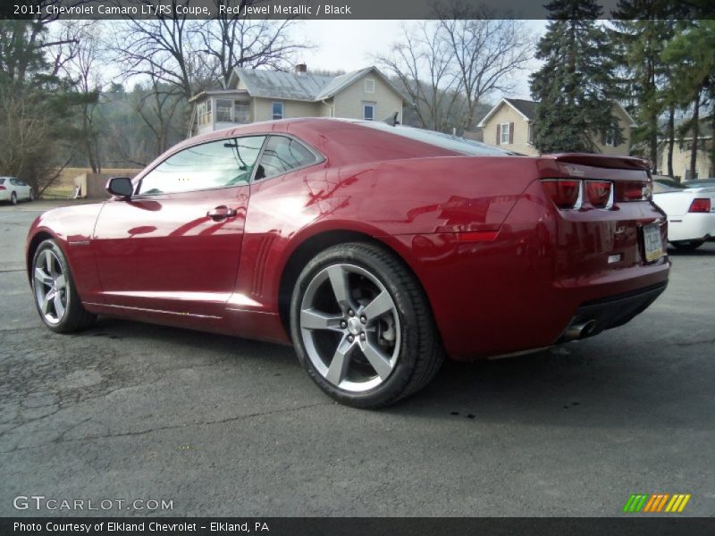 Red Jewel Metallic / Black 2011 Chevrolet Camaro LT/RS Coupe