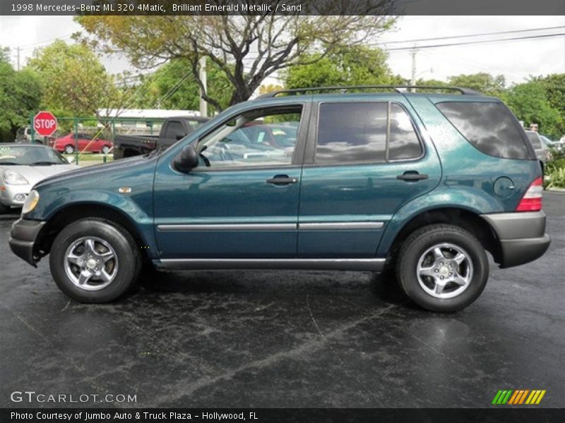Brilliant Emerald Metallic / Sand 1998 Mercedes-Benz ML 320 4Matic