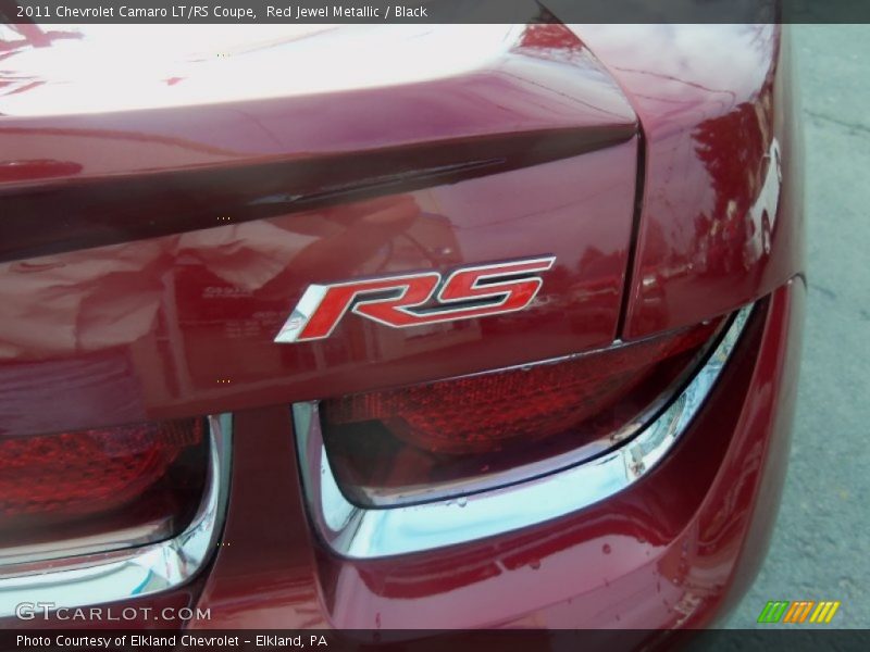 Red Jewel Metallic / Black 2011 Chevrolet Camaro LT/RS Coupe