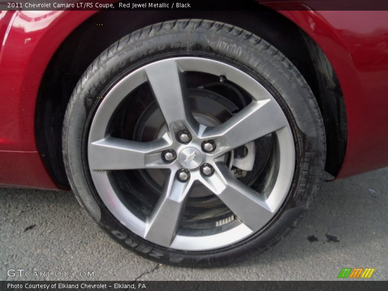 Red Jewel Metallic / Black 2011 Chevrolet Camaro LT/RS Coupe