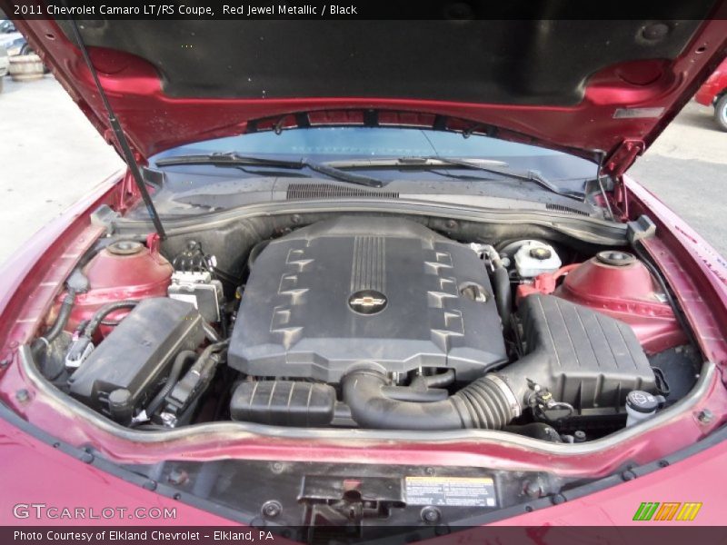 Red Jewel Metallic / Black 2011 Chevrolet Camaro LT/RS Coupe