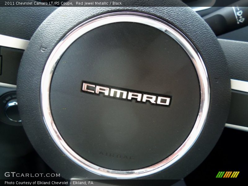 Red Jewel Metallic / Black 2011 Chevrolet Camaro LT/RS Coupe