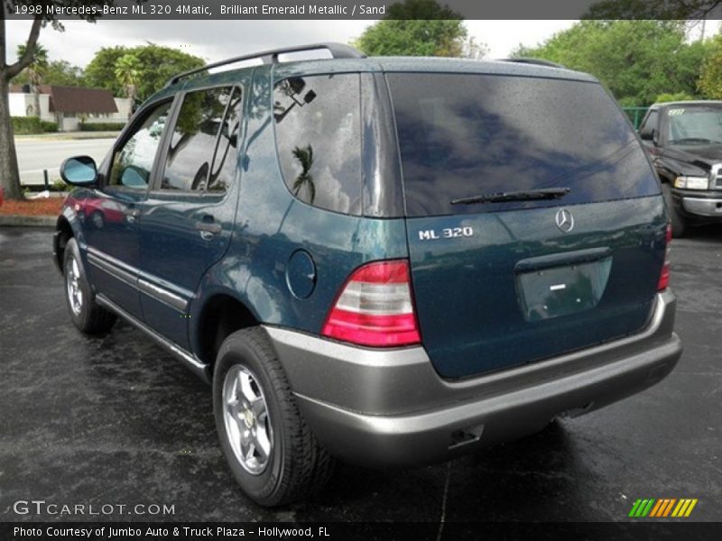 Brilliant Emerald Metallic / Sand 1998 Mercedes-Benz ML 320 4Matic