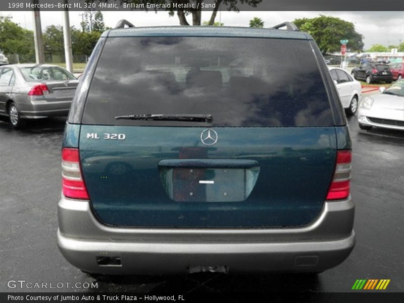 Brilliant Emerald Metallic / Sand 1998 Mercedes-Benz ML 320 4Matic