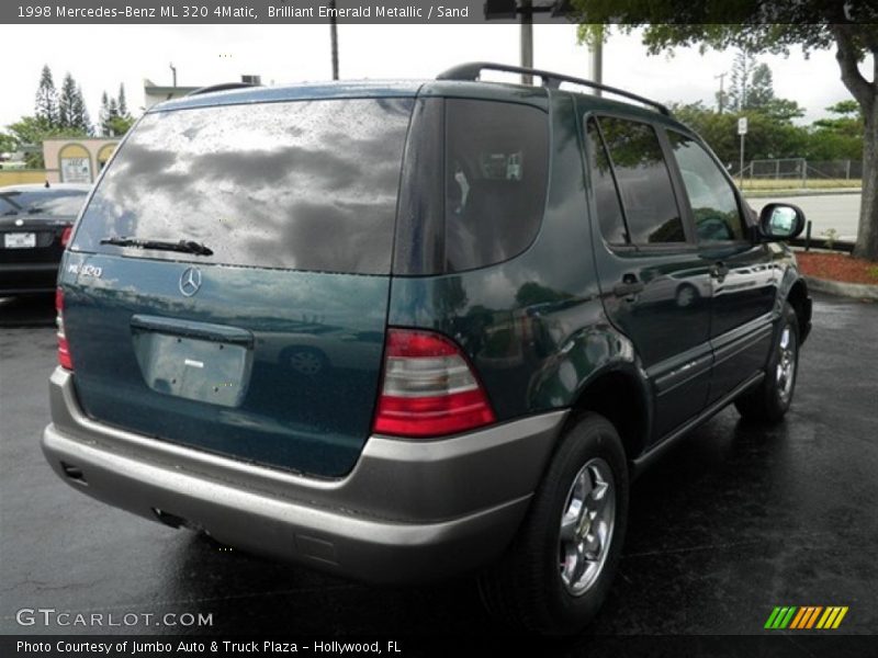Brilliant Emerald Metallic / Sand 1998 Mercedes-Benz ML 320 4Matic
