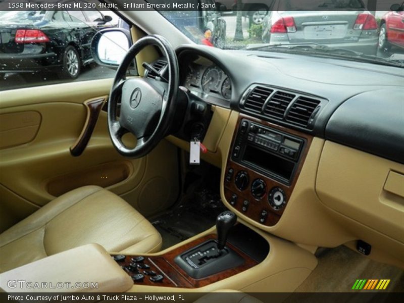 Brilliant Emerald Metallic / Sand 1998 Mercedes-Benz ML 320 4Matic