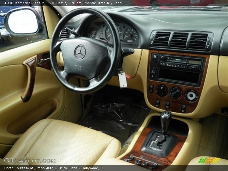 Brilliant Emerald Metallic / Sand 1998 Mercedes-Benz ML 320 4Matic