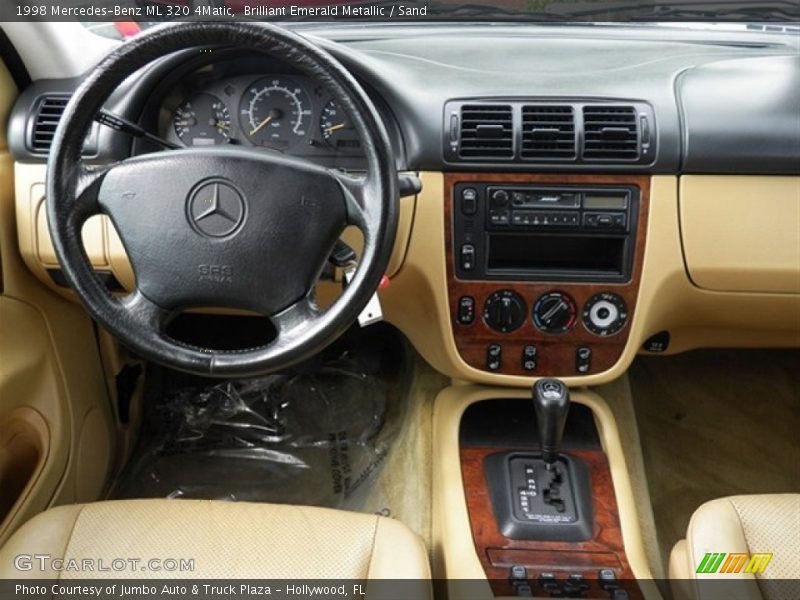 Brilliant Emerald Metallic / Sand 1998 Mercedes-Benz ML 320 4Matic