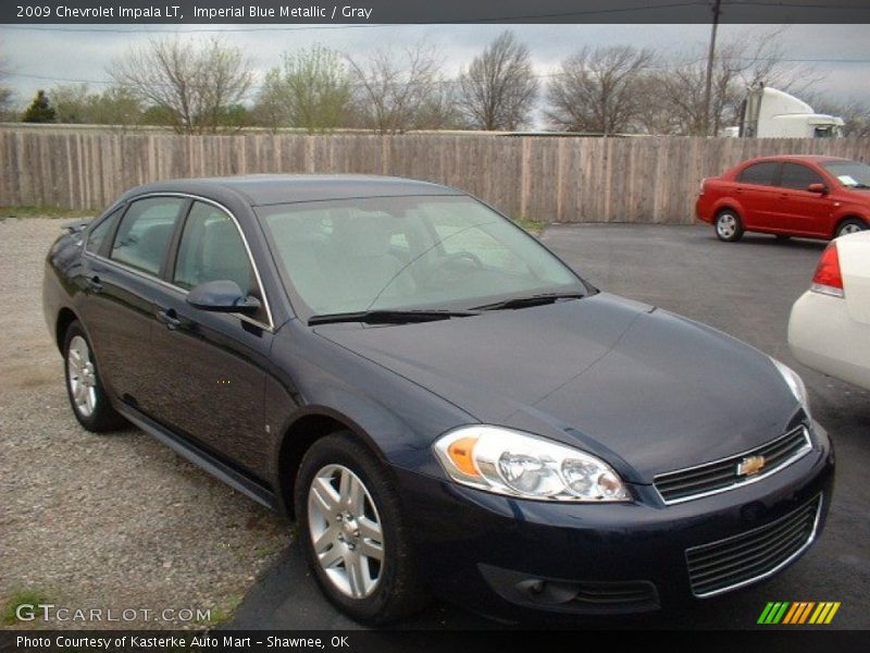Imperial Blue Metallic / Gray 2009 Chevrolet Impala LT