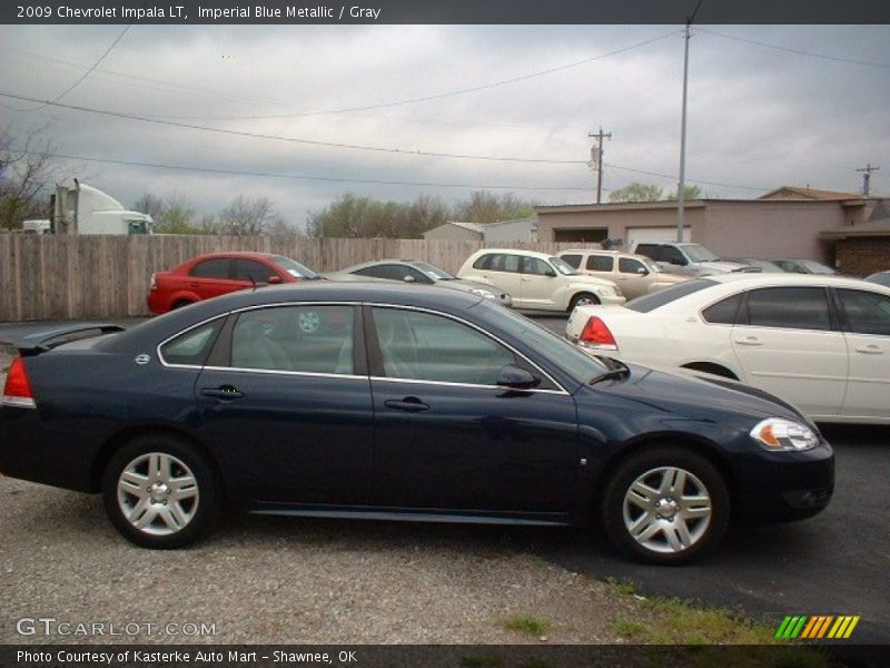 Imperial Blue Metallic / Gray 2009 Chevrolet Impala LT