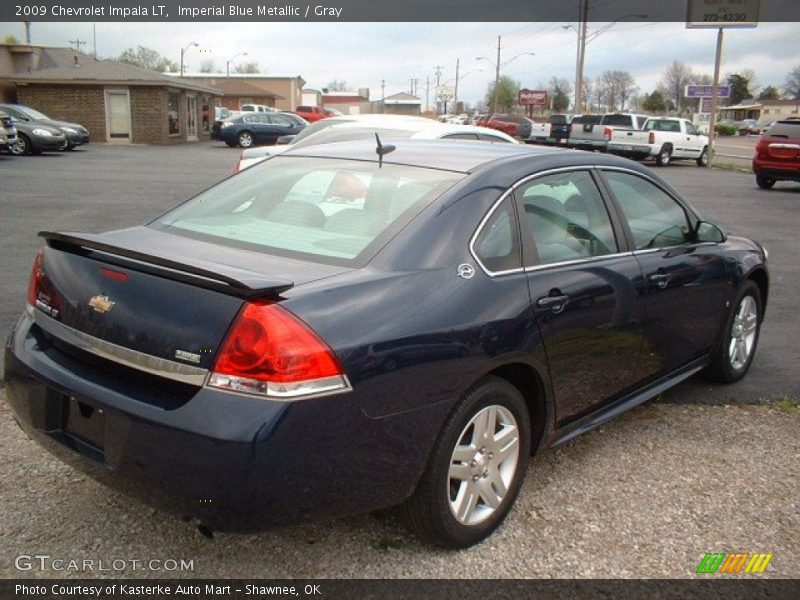 Imperial Blue Metallic / Gray 2009 Chevrolet Impala LT