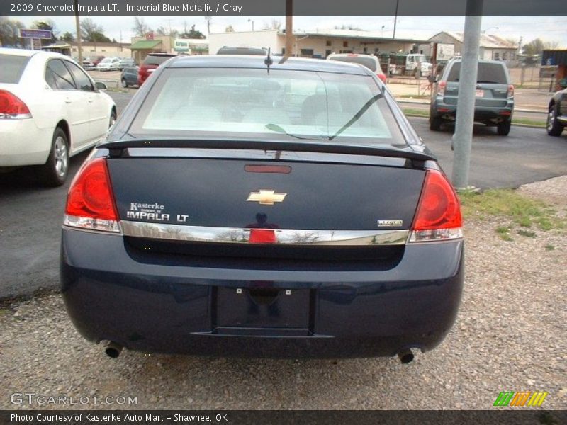 Imperial Blue Metallic / Gray 2009 Chevrolet Impala LT