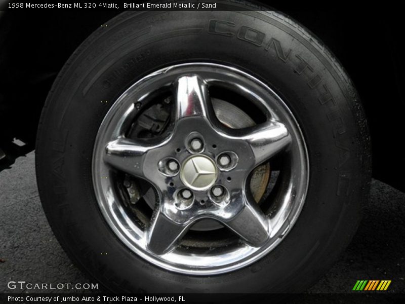 Brilliant Emerald Metallic / Sand 1998 Mercedes-Benz ML 320 4Matic