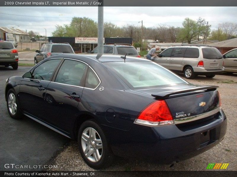Imperial Blue Metallic / Gray 2009 Chevrolet Impala LT