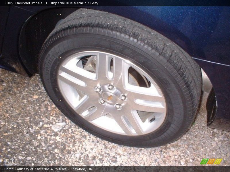 Imperial Blue Metallic / Gray 2009 Chevrolet Impala LT