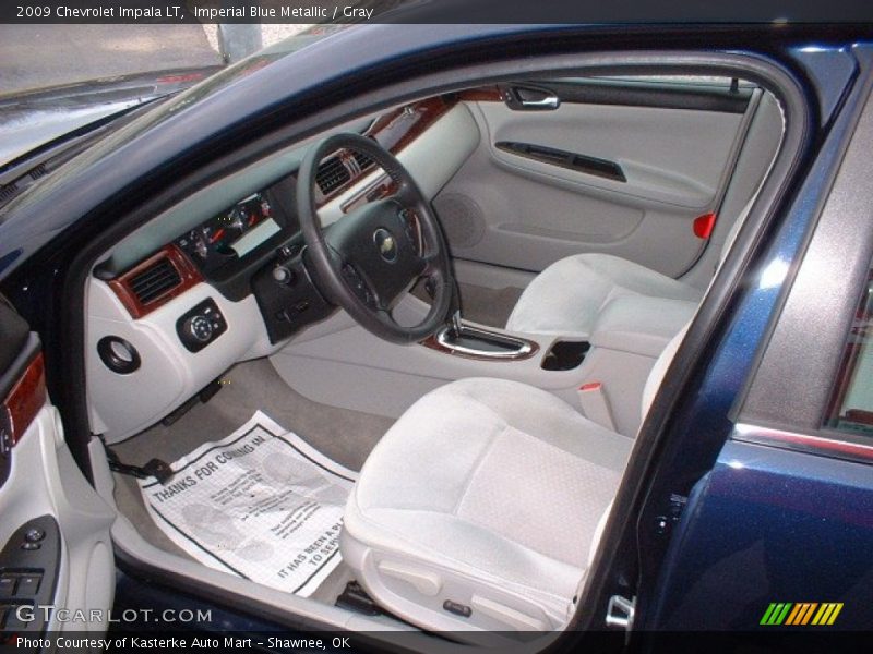 Imperial Blue Metallic / Gray 2009 Chevrolet Impala LT