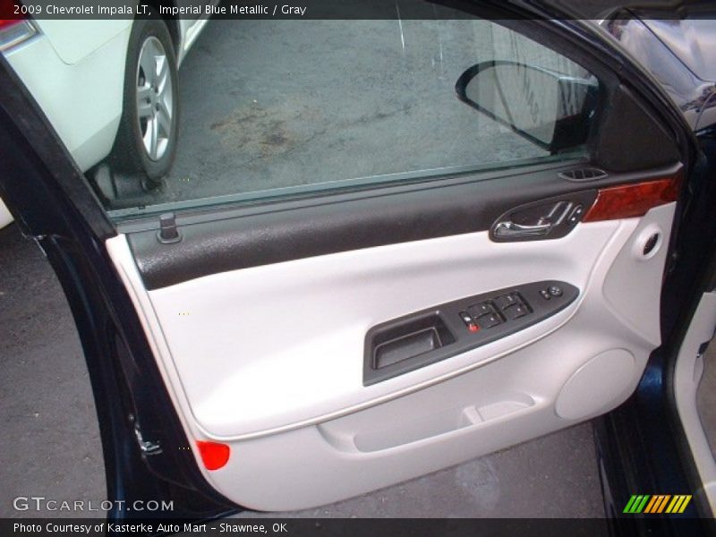 Imperial Blue Metallic / Gray 2009 Chevrolet Impala LT
