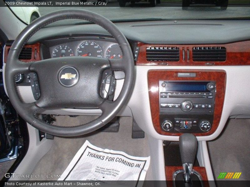 Imperial Blue Metallic / Gray 2009 Chevrolet Impala LT