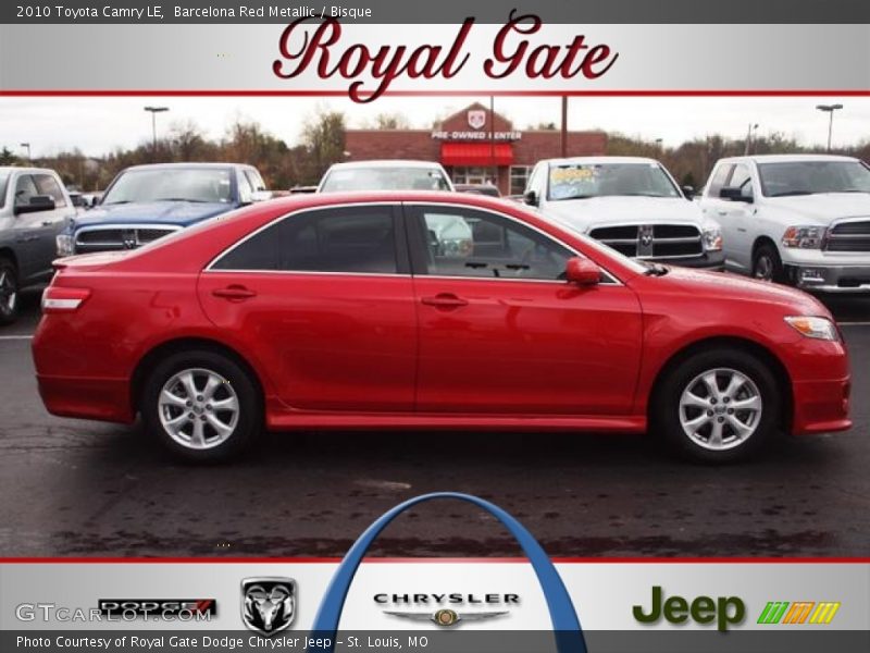 Barcelona Red Metallic / Bisque 2010 Toyota Camry LE