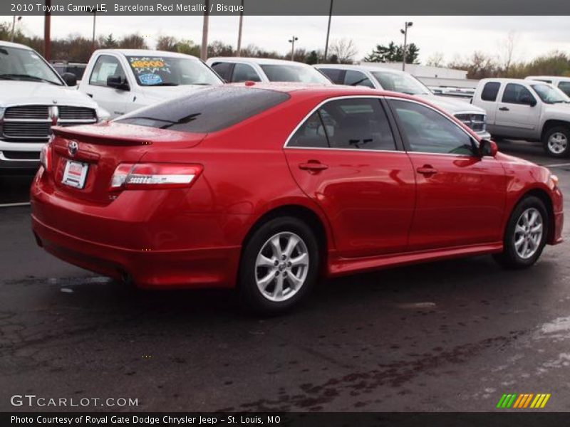 Barcelona Red Metallic / Bisque 2010 Toyota Camry LE