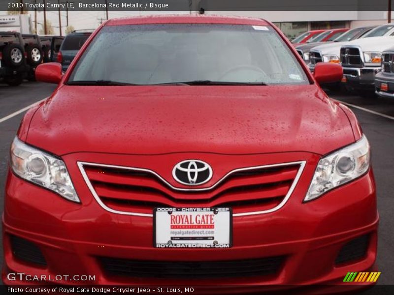Barcelona Red Metallic / Bisque 2010 Toyota Camry LE