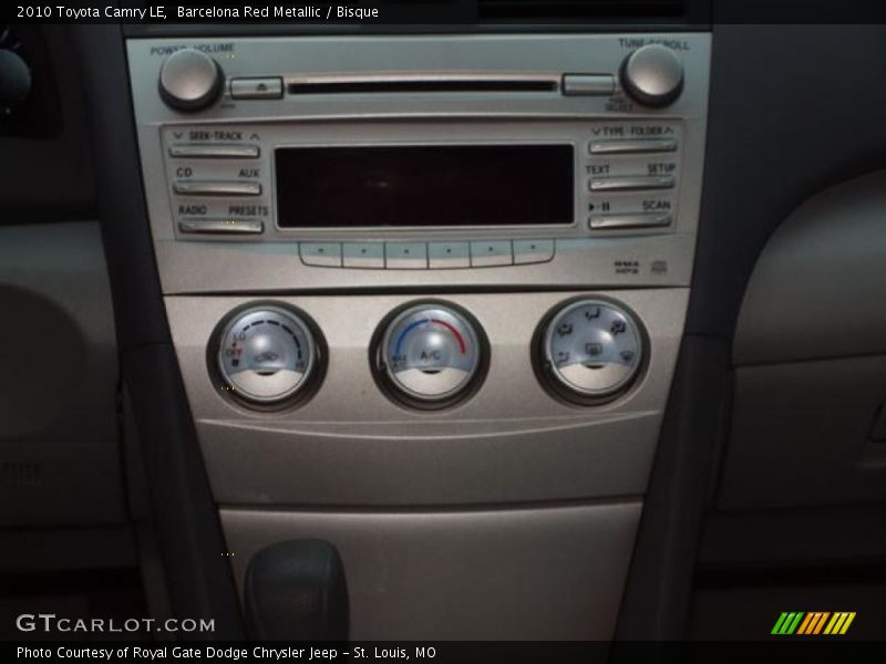 Barcelona Red Metallic / Bisque 2010 Toyota Camry LE