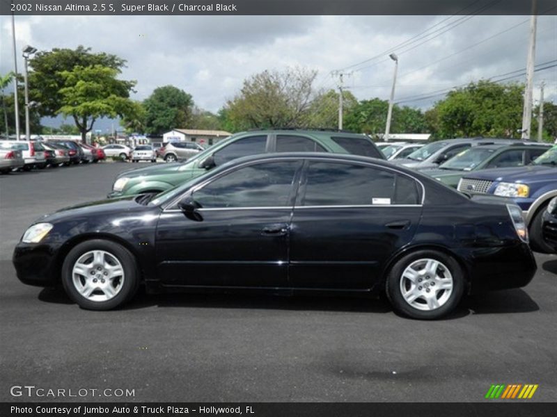 Super Black / Charcoal Black 2002 Nissan Altima 2.5 S