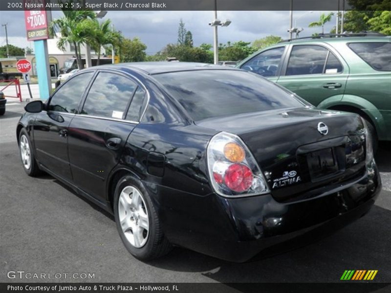 Super Black / Charcoal Black 2002 Nissan Altima 2.5 S