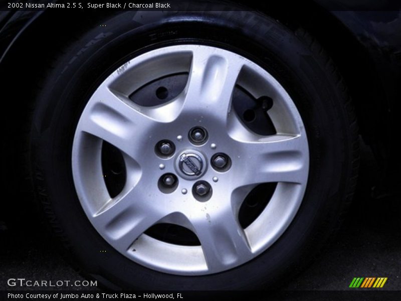 Super Black / Charcoal Black 2002 Nissan Altima 2.5 S