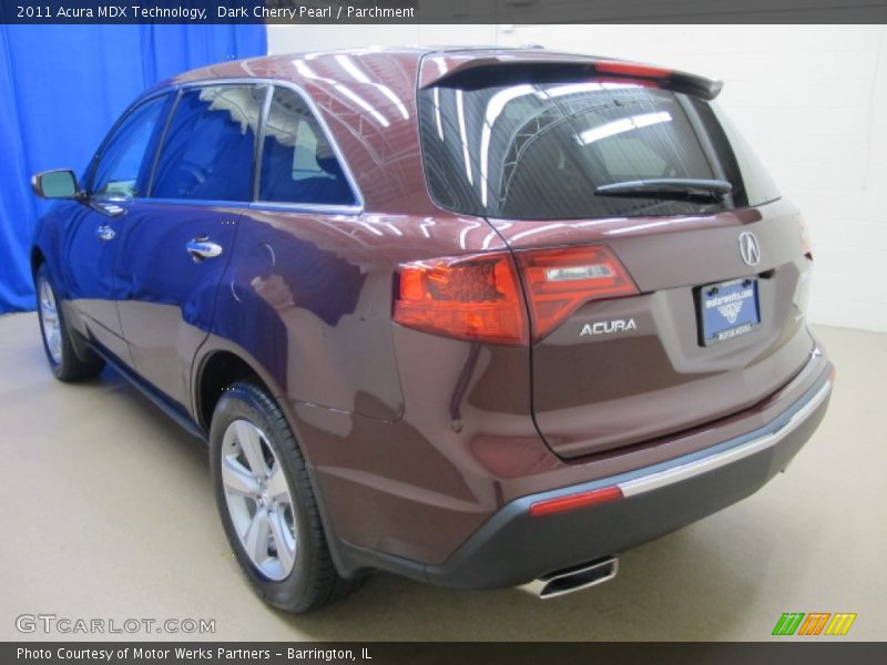 Dark Cherry Pearl / Parchment 2011 Acura MDX Technology