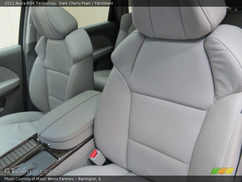 Dark Cherry Pearl / Parchment 2011 Acura MDX Technology