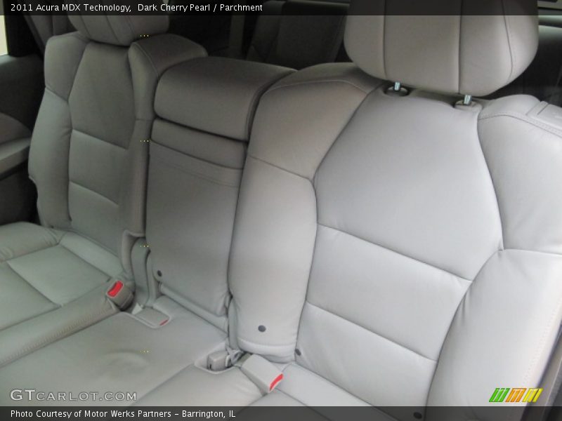 Dark Cherry Pearl / Parchment 2011 Acura MDX Technology