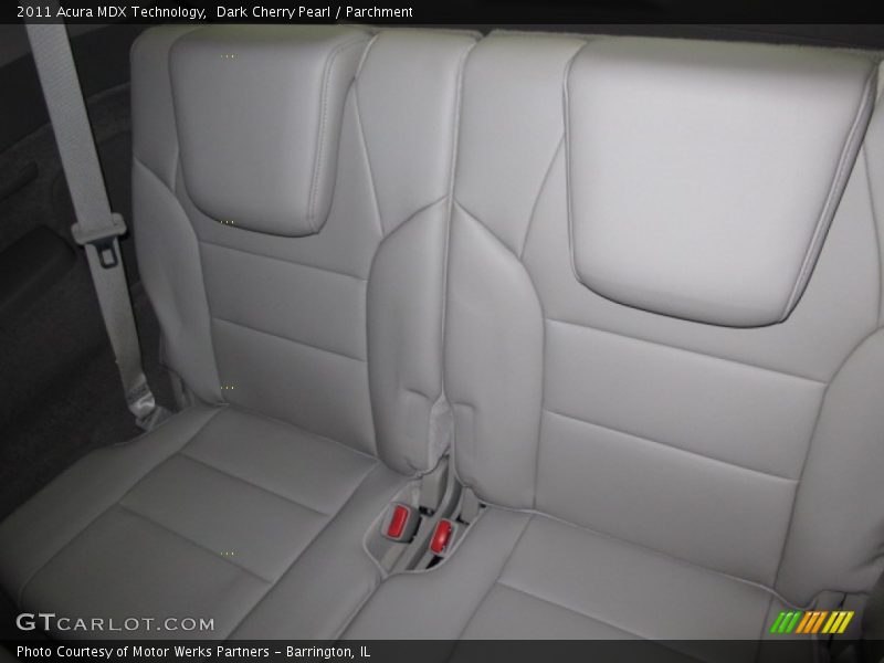 Dark Cherry Pearl / Parchment 2011 Acura MDX Technology