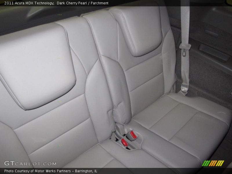 Dark Cherry Pearl / Parchment 2011 Acura MDX Technology