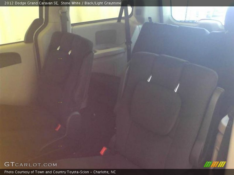 Stone White / Black/Light Graystone 2012 Dodge Grand Caravan SE