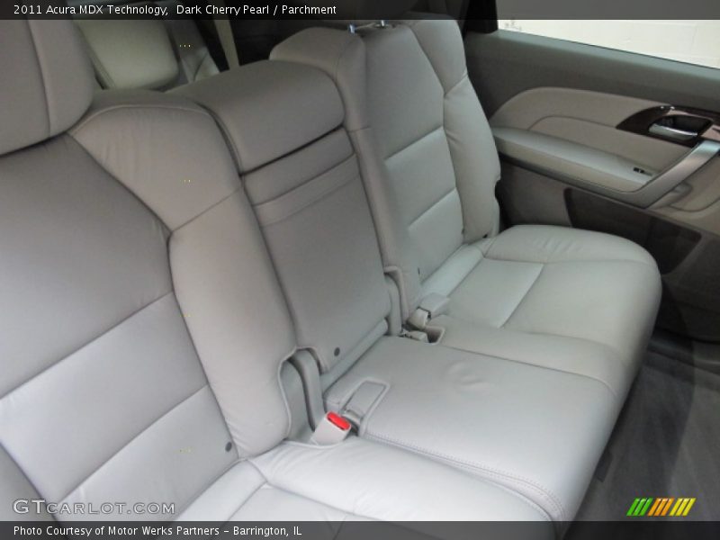 Dark Cherry Pearl / Parchment 2011 Acura MDX Technology