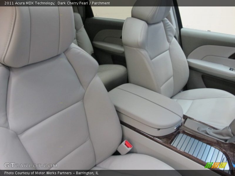 Dark Cherry Pearl / Parchment 2011 Acura MDX Technology