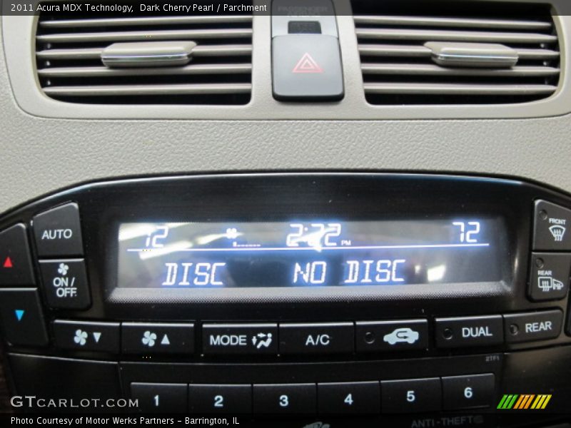 Dark Cherry Pearl / Parchment 2011 Acura MDX Technology