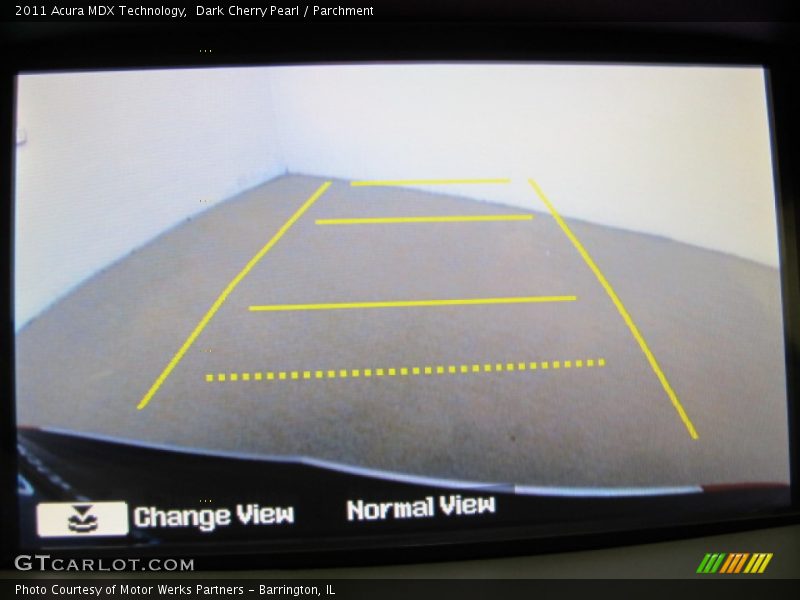 Dark Cherry Pearl / Parchment 2011 Acura MDX Technology