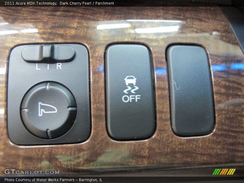 Dark Cherry Pearl / Parchment 2011 Acura MDX Technology